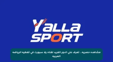 مشاهدة حصرية.. تعرف على الدور الفريد لقناة يلا سبورت في تغطية الرياضة العربية